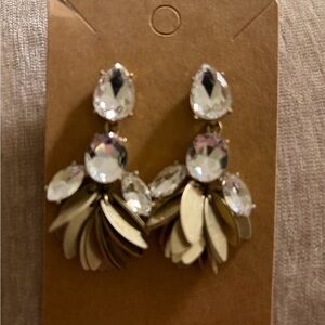 Boho Glam Gold and Silver Drop Earrings